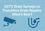 CCTV drain survey in action